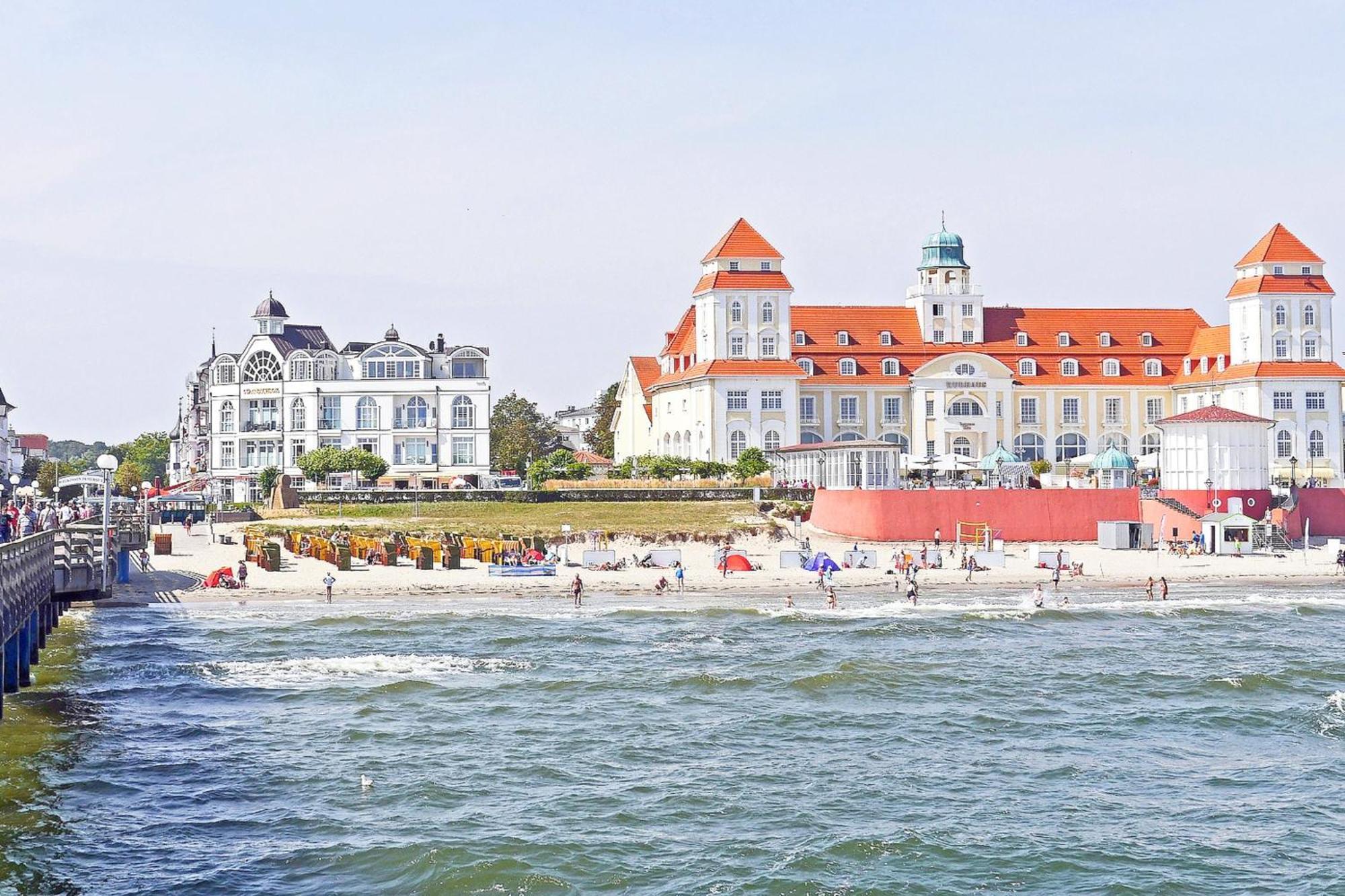 Aparthotel Ostsee Fewo 26 Balkon, Meerblick, Strand Binz Εξωτερικό φωτογραφία